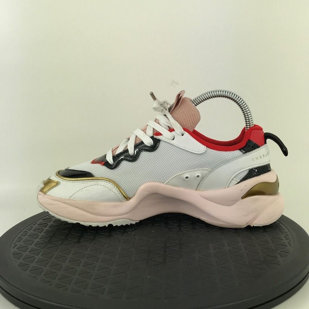 Puma Charloette Olympia White Athletic Running Shoes 372860-01 Women’s Size 6.5 - Picture 8 of 11